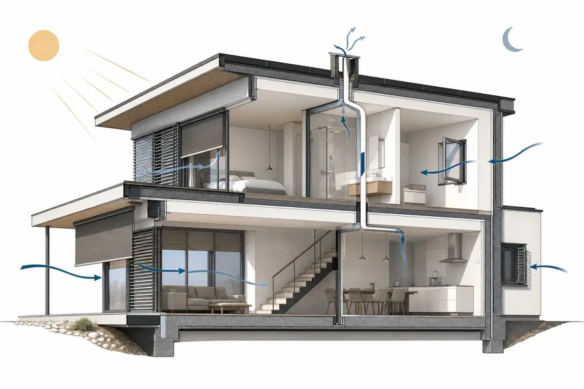 Rénovation énergétique maison : ventilation et confort d’été après isolation