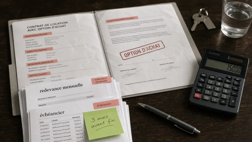 Location-vente immobilière : prix fixé d’avance, redevance et pièges à éviter