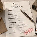 Mandat de vente immobilier exclusif ou semi-exclusif : document signé