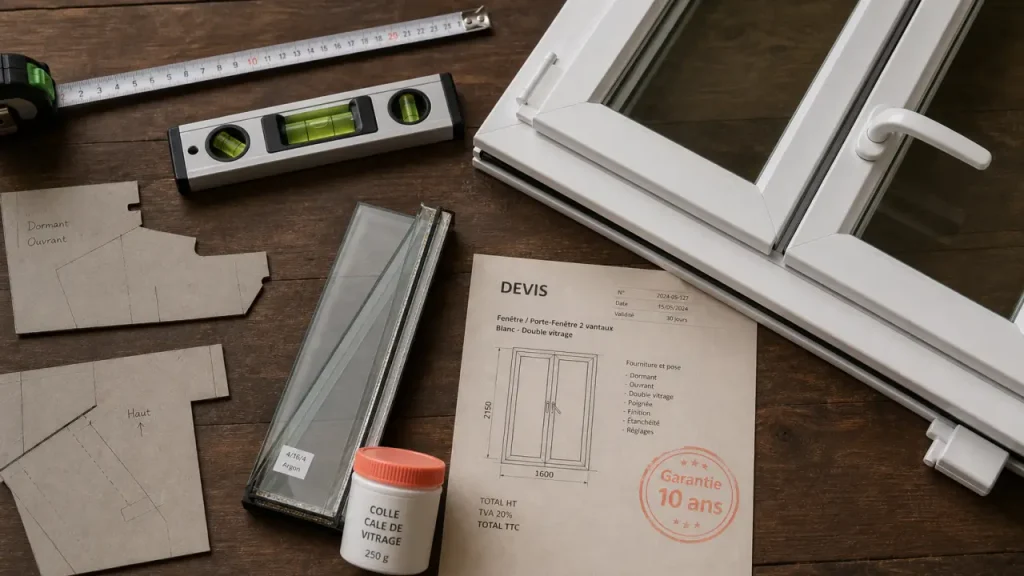Avant d’acheter une porte-fenêtre en PVC : double vitrage, sur-mesure et points à vérifier