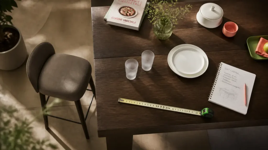 Table haute de 90 ou 110 cm : laquelle offre le meilleur confort au quotidien ?