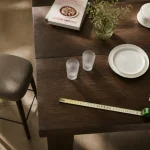 Table haute hauteur 90 ou 110 cm : confort au quotidien, vue dessus