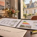 Achat maison Calvados : dossier offre d’achat et DPE sur table
