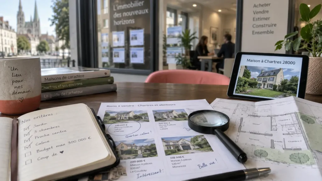 Achat maison à Chartres : le terrain et la micro-localisation comptent autant que les mètres carrés