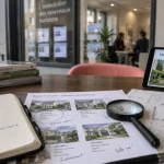 Achat maison Chartres : terrain et micro-localisation, vue d’un plan immobilier