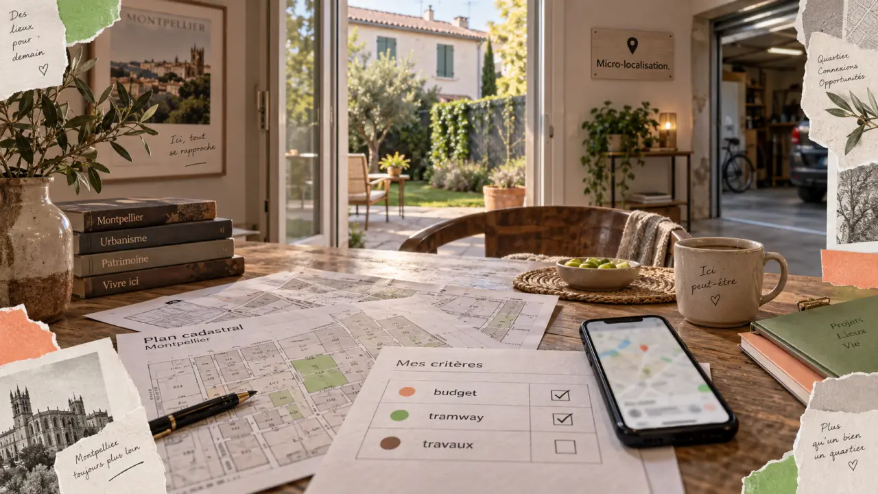 Achat maison Montpellier : visite, plans et micro-localisation près du tramway, jardin et centre