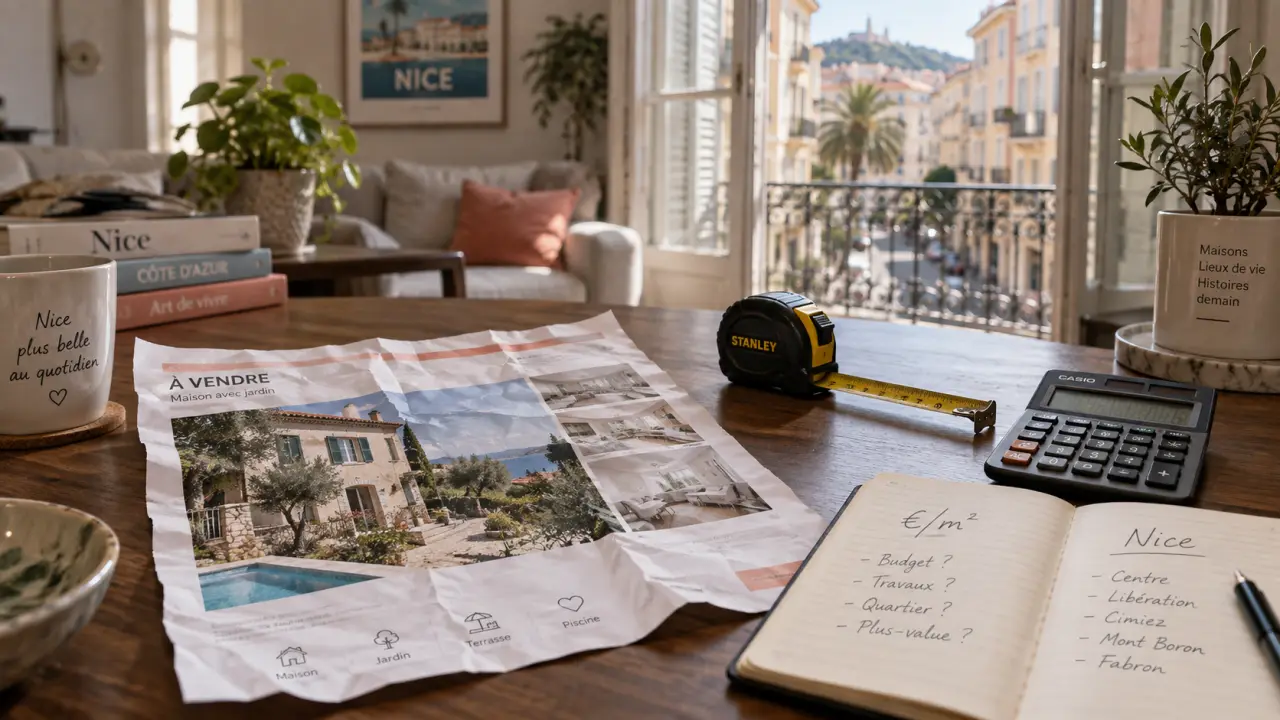 Achat maison Nice : budget, quartiers et annonce immobilière
