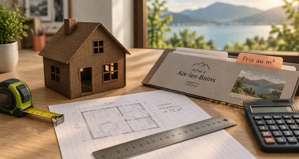 Achat maison Aix les Bains : prix au m², plan et calcul