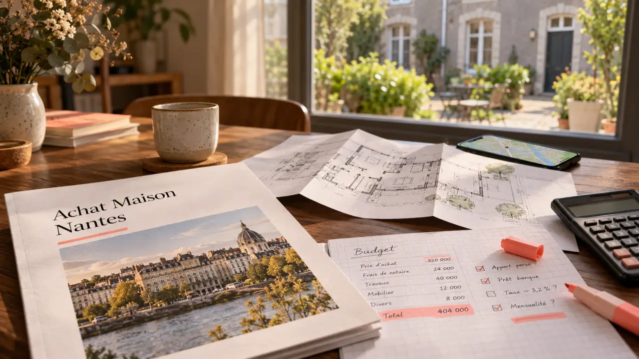Achat maison Nantes : jardin, trajets et travaux à prévoir