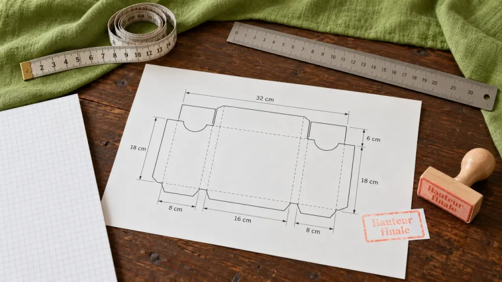 Dimension de plan de travail : 60 ou 65 cm, sans sacrifier le passage