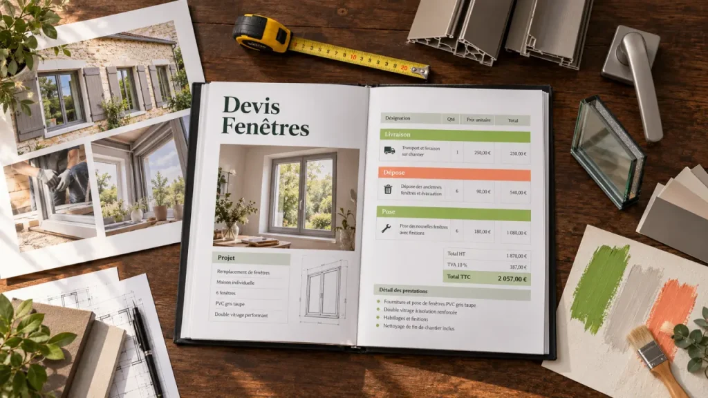 Prix des fenêtres PVC : le devis le moins cher inclut-il vraiment la pose ?